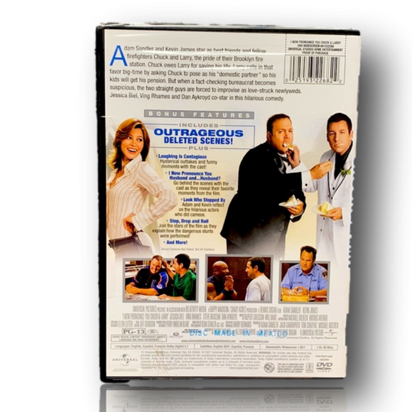 I Now Pronounce You Chuck & Larry DVD - New - Picture 2 of 2